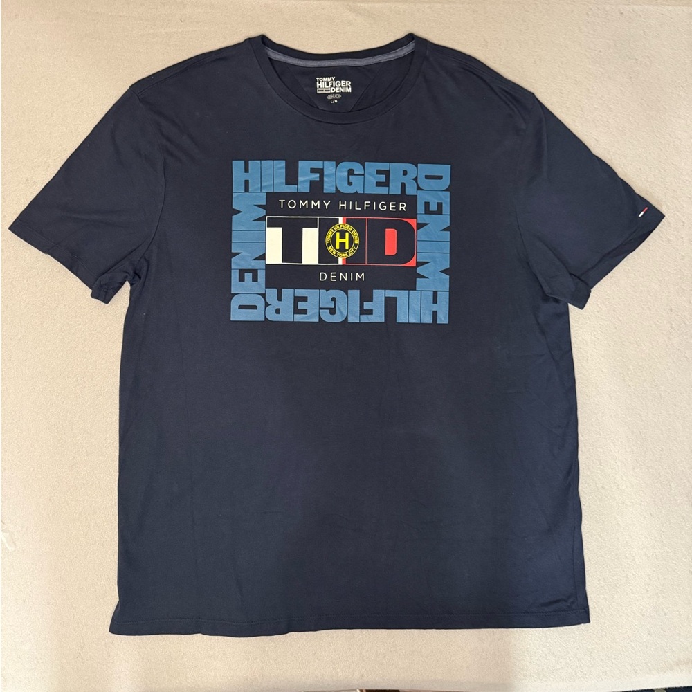 Tommy Hilfiger Navy Blue Graphic Tee